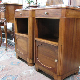 Pair of Art Deco Bedside Cabinets