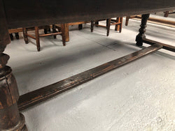 Early 19th Century French Figured Elm Farmhouse Table | Antique & Vintage | Moonee Ponds Antiques | Australia Wide Delivery