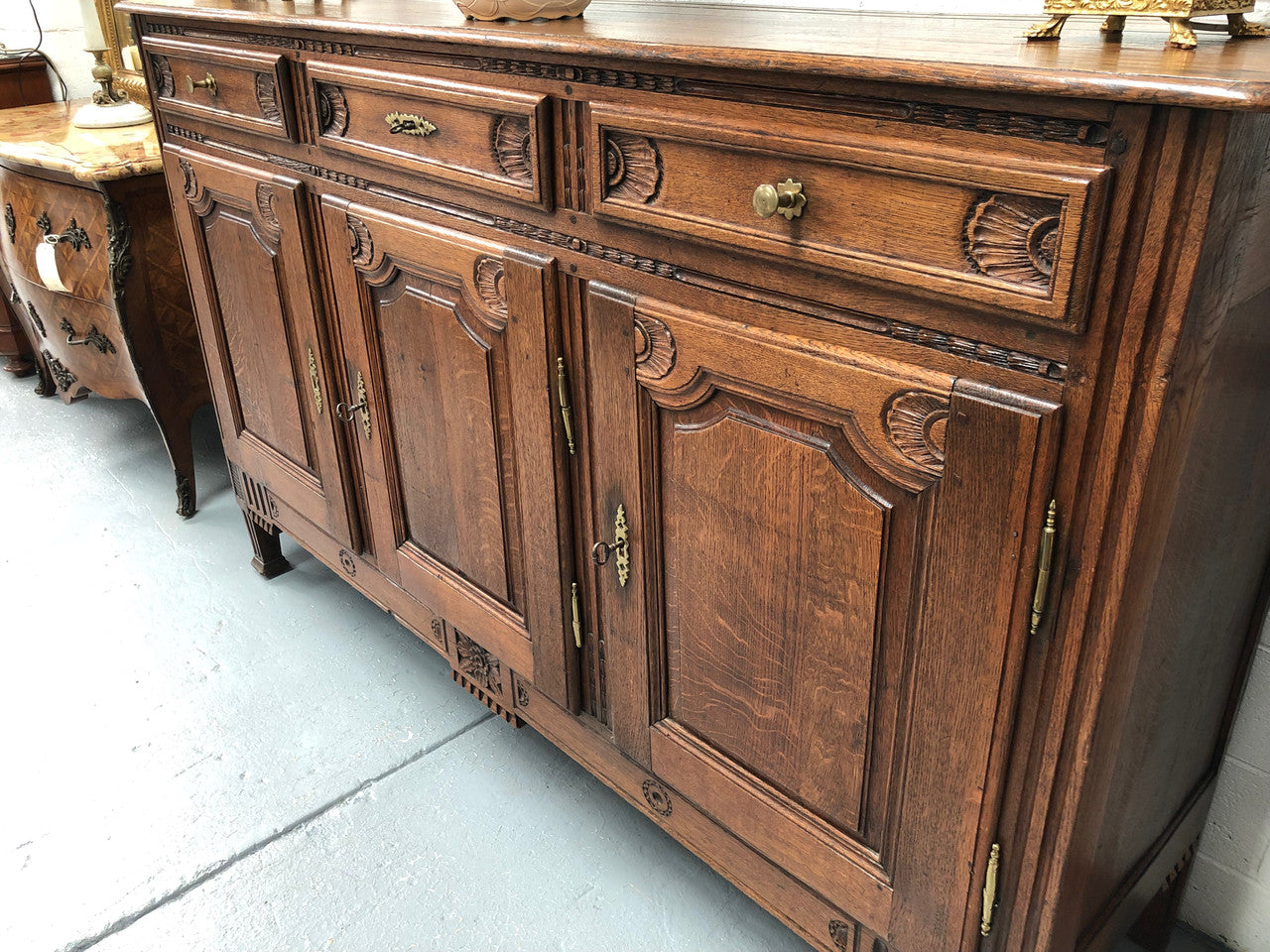 Beautiful 19th Century French Oak Buffet | Antique & Vintage | Moonee Ponds Antiques | Australia Wide Delivery