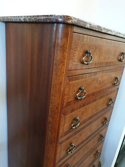 Louis XV Style Inlaid Marble Top Seminar | Antique & Vintage | Moonee Ponds Antiques | Australia Wide Delivery