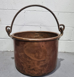 Antique French Copper Firewood Handled Bucket | Antique & Vintage | Moonee Ponds Antiques | Australia Wide Delivery