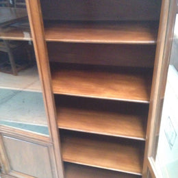 French Walnut Two Door Bookcase