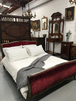 Antique Louis XV Style French Queen Size Bed | Antique & Vintage | Moonee Ponds Antiques | Australia Wide Delivery