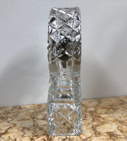 Vintage Cut Crystal Clock Mantle Clock | Antique & Vintage | Moonee Ponds Antiques | Australia Wide Delivery