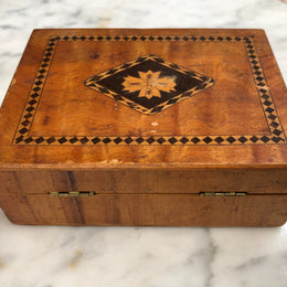 Vintage Inlaid Wooden Box