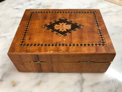 Vintage Inlaid Wooden Box | Antique & Vintage | Moonee Ponds Antiques | Australia Wide Delivery