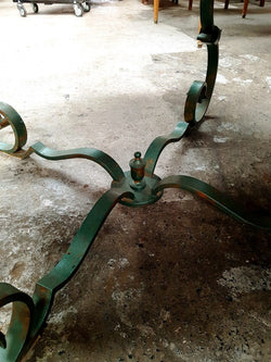 Portoro Marble Top French Wrought Iron Occasional Or Coffee Table | Antique & Vintage | Moonee Ponds Antiques | Australia Wide Delivery
