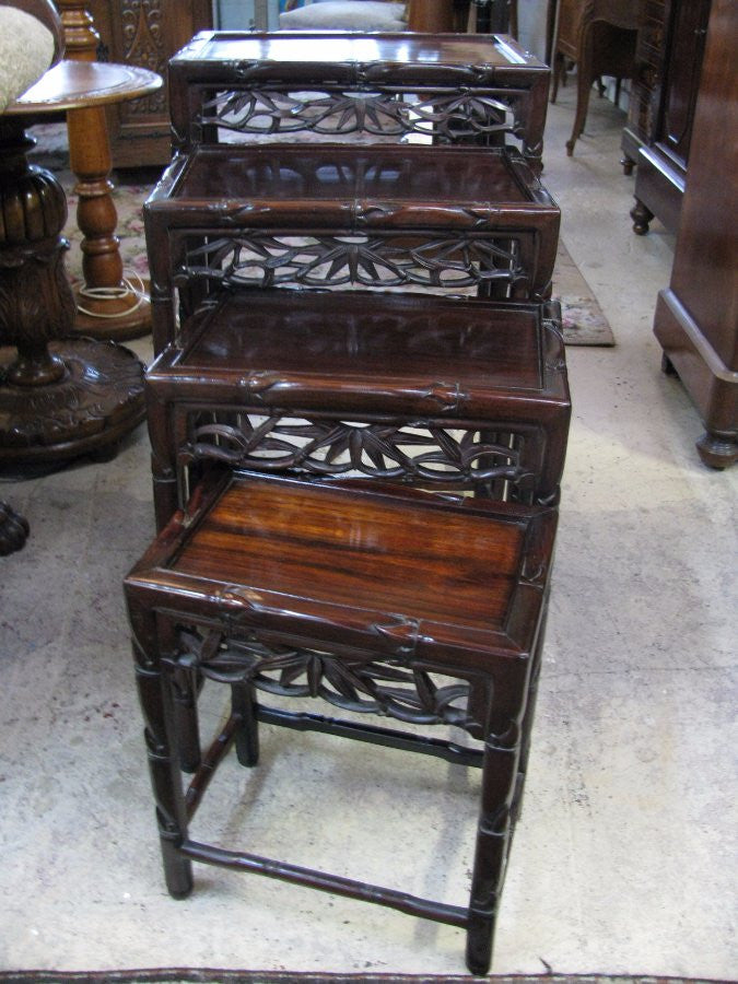 Chinese Rosewood Nest Tables