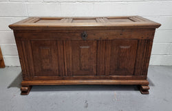 Rustic Early 19th Century French Oak Trunk | Antique & Vintage | Moonee Ponds Antiques | Australia Wide Delivery