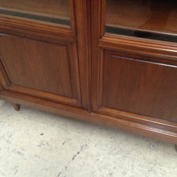 French Walnut Two Door Bookcase | Antique & Vintage | Moonee Ponds Antiques | Australia Wide Delivery