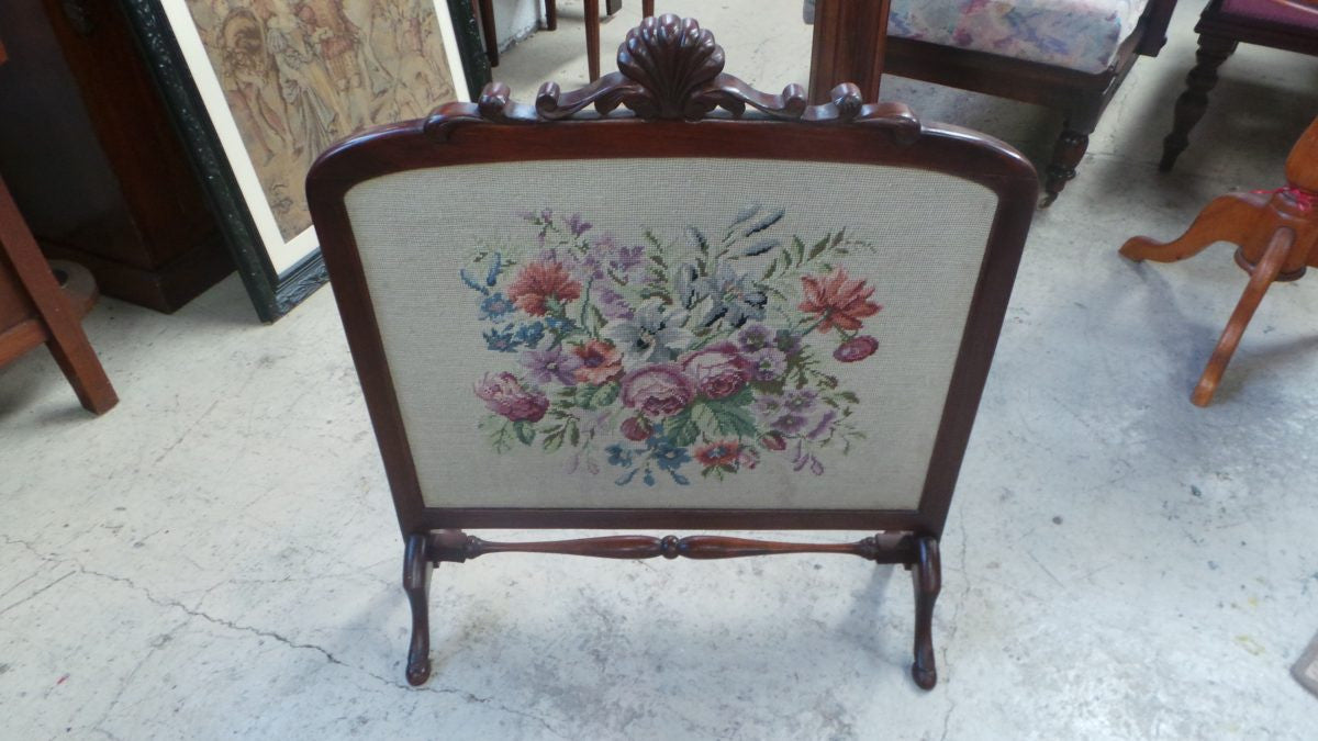 Decorative Antique Firescreen | Antique & Vintage | Moonee Ponds Antiques | Australia Wide Delivery