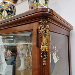 Elegant Louis XVI Style Vitrine Display Cabinet