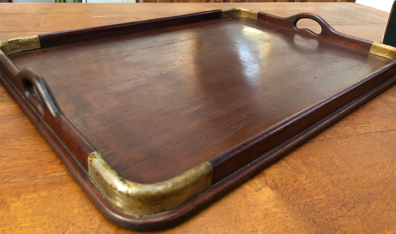 Beautiful Edwardian Mahogany Tray | Antique & Vintage | Moonee Ponds Antiques | Australia Wide Delivery