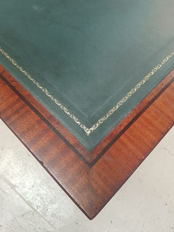 French Mahogany Partners Desk | Antique & Vintage | Moonee Ponds Antiques | Australia Wide Delivery