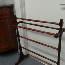 Beautiful Mahogany Towel Rail