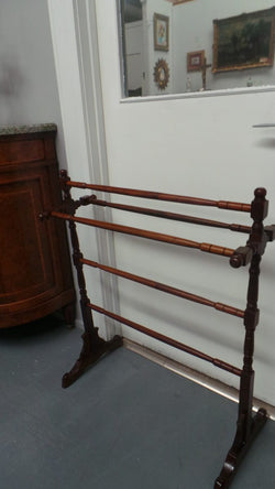 Beautiful Mahogany Towel Rail | Antique & Vintage | Moonee Ponds Antiques | Australia Wide Delivery