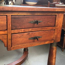 Fabulous Vintage leather top desk