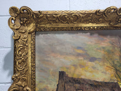Stunning Signed French Oil On Canvas Impressionist Painting | Antique & Vintage | Moonee Ponds Antiques | Australia Wide Delivery