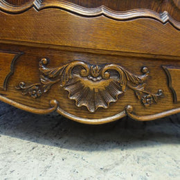 French Oak Entertainment Cupboard