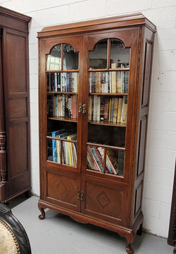 Antique English Walnut Four Door Bookcase | Antique & Vintage | Moonee Ponds Antiques | Australia Wide Delivery