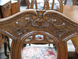 Set Of Six French Upholstered Dining Chairs | Antique & Vintage | Moonee Ponds Antiques | Australia Wide Delivery