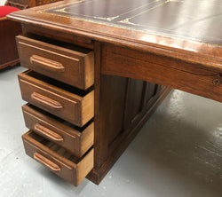 Superb English Partners Desk | Antique & Vintage | Moonee Ponds Antiques | Australia Wide Delivery