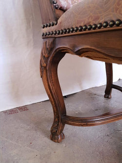 French Walnut Arm Chair | Antique & Vintage | Moonee Ponds Antiques | Australia Wide Delivery
