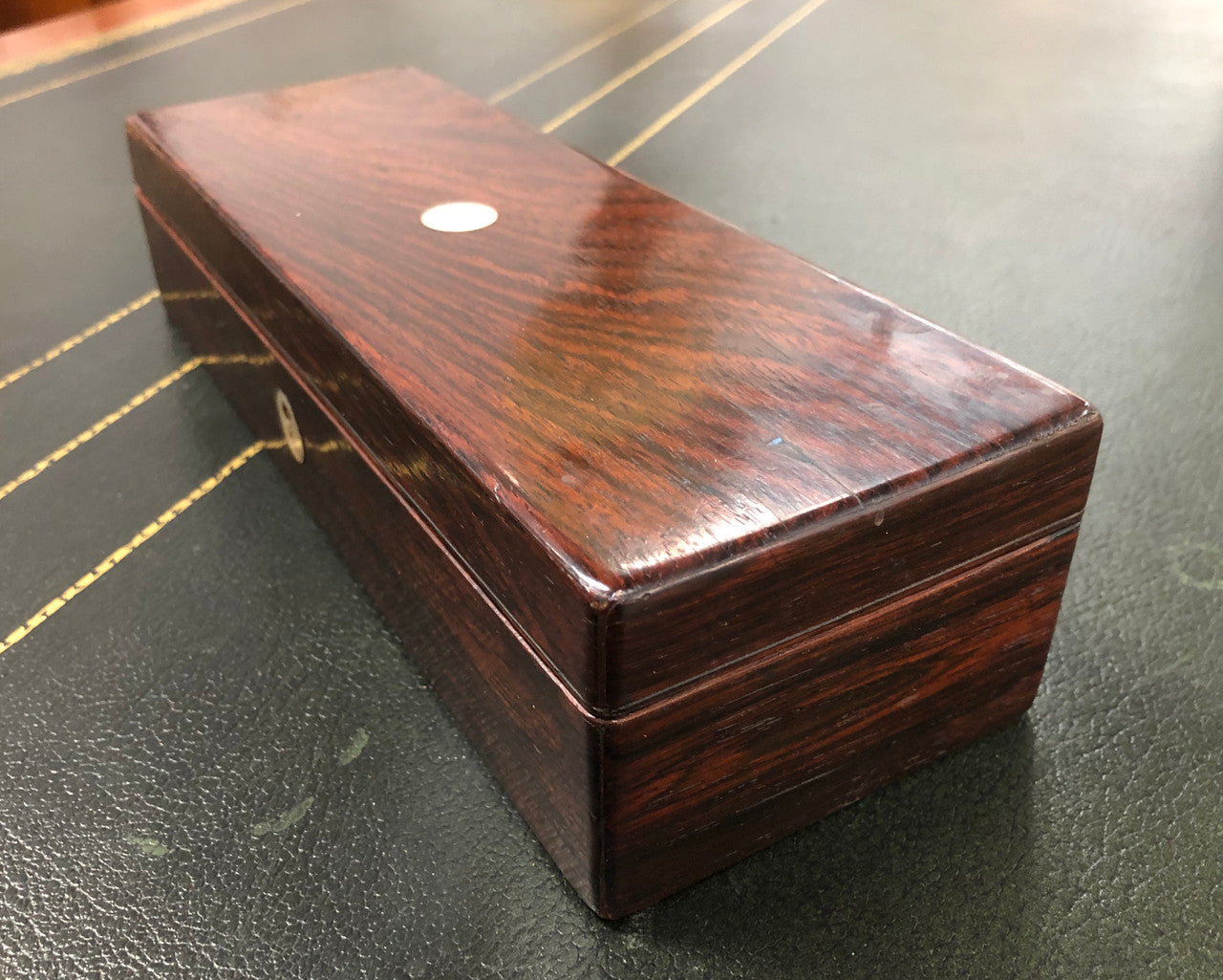 Antique Rosewood Inlaid Mother Of Pearl Box | Antique & Vintage | Moonee Ponds Antiques | Australia Wide Delivery