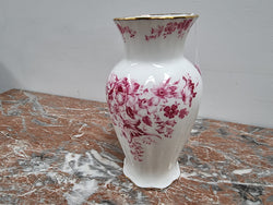 Pretty Pink & White Royal Albert "Paradise" Vase | Antique & Vintage | Moonee Ponds Antiques | Australia Wide Delivery