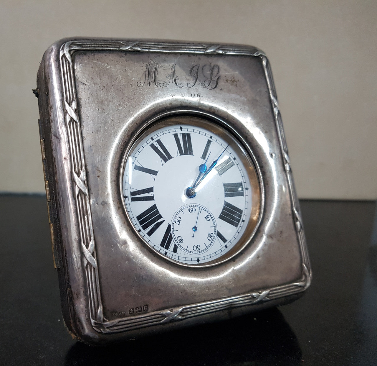 An Antique Goliath Over Sized Swiss Made Pocket Watch