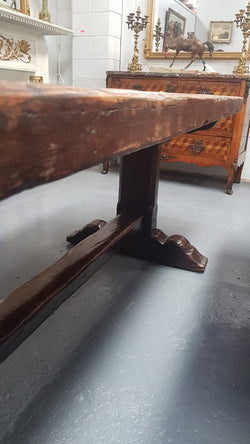 Early 19th Century French Solid Oak Refectory Dining Table | Antique & Vintage | Moonee Ponds Antiques | Australia Wide Delivery