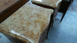 Beautiful Pair Of French Inlaid Bedsides | Antique & Vintage | Moonee Ponds Antiques | Australia Wide Delivery