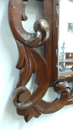 Walnut Mirror | Antique & Vintage | Moonee Ponds Antiques | Australia Wide Delivery