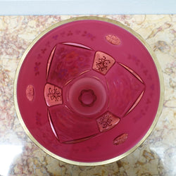 Bohemian Overlay Glass Vase | Antique & Vintage | Moonee Ponds Antiques | Australia Wide Delivery
