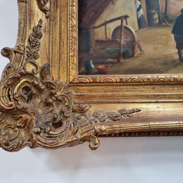 A Beautiful Antique Framed Oil Painting
