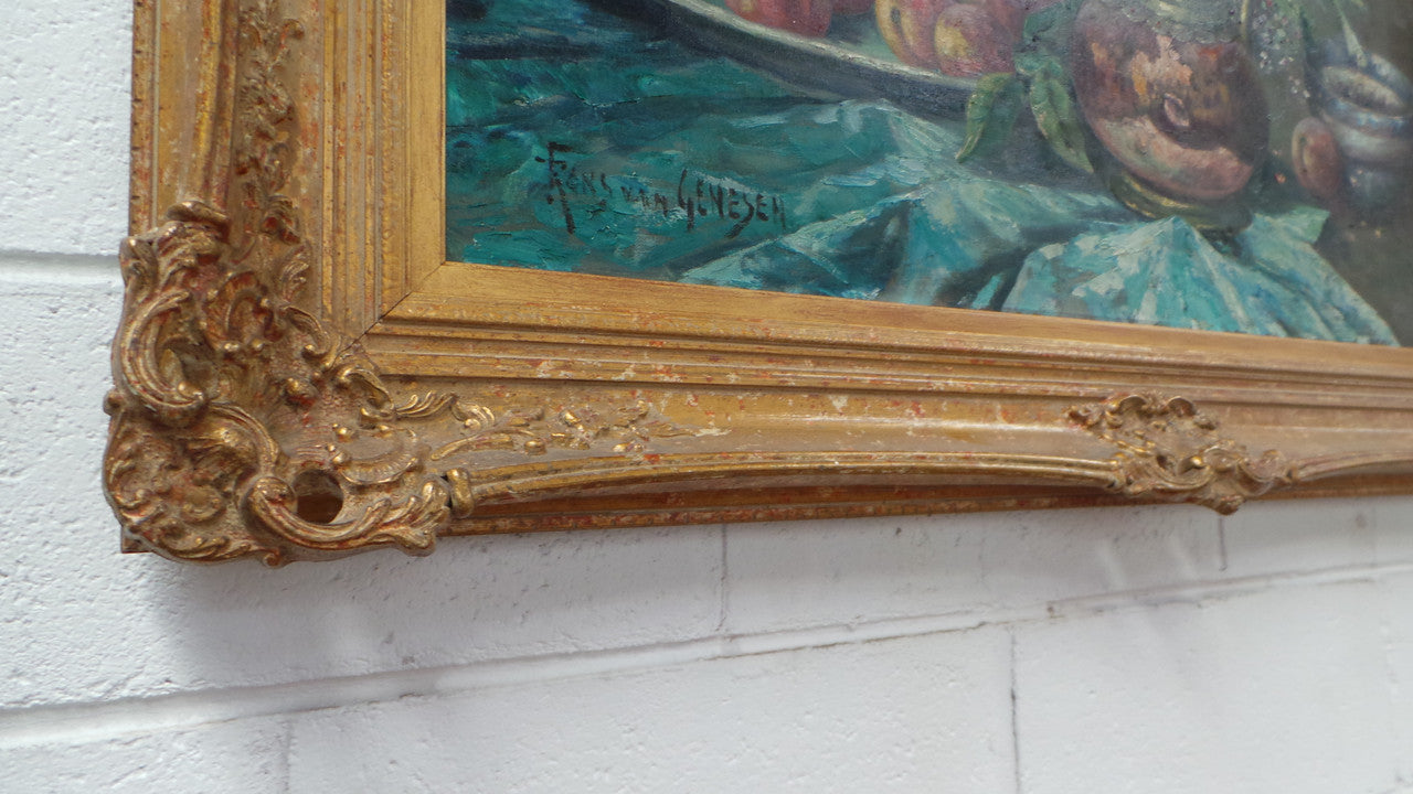 Absolutely Beautiful Framed Floral Oil On Canvas | Antique & Vintage | Moonee Ponds Antiques | Australia Wide Delivery