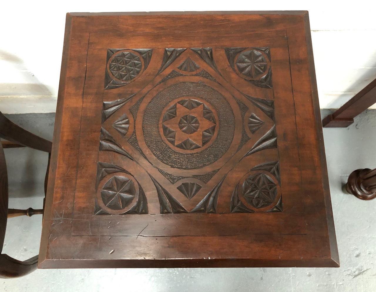 Beautiful Edwardian Carved Table | Antique & Vintage | Moonee Ponds Antiques | Australia Wide Delivery