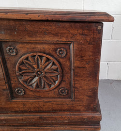 Early 19th Century French Chestnut Wood Coffer | Antique & Vintage | Moonee Ponds Antiques | Australia Wide Delivery