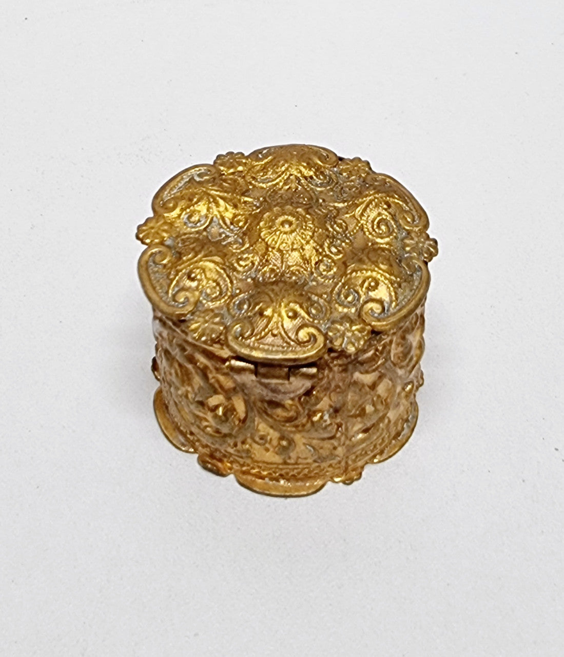 Antique French Gilt Metal Ornate Trinket Box | Antique & Vintage | Moonee Ponds Antiques | Australia Wide Delivery