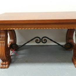 Petite Spanish Style Parquetry Top Coffee Table