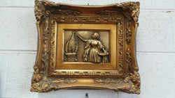 Gold Wall Plaque | Antique & Vintage | Moonee Ponds Antiques | Australia Wide Delivery