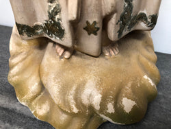 Vintage Blessed Virgin Religious Plaster Statue | Antique & Vintage | Moonee Ponds Antiques | Australia Wide Delivery