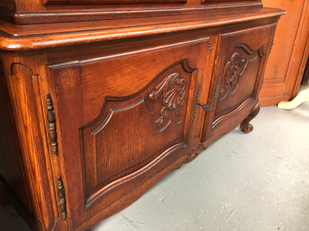 Vintage French Louis XV Style Carved Bookcase | Antique & Vintage | Moonee Ponds Antiques | Australia Wide Delivery