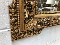Antique French 19th Century Gilt & Floral Wall-Mantle Mirror | Antique & Vintage | Moonee Ponds Antiques | Australia Wide Delivery