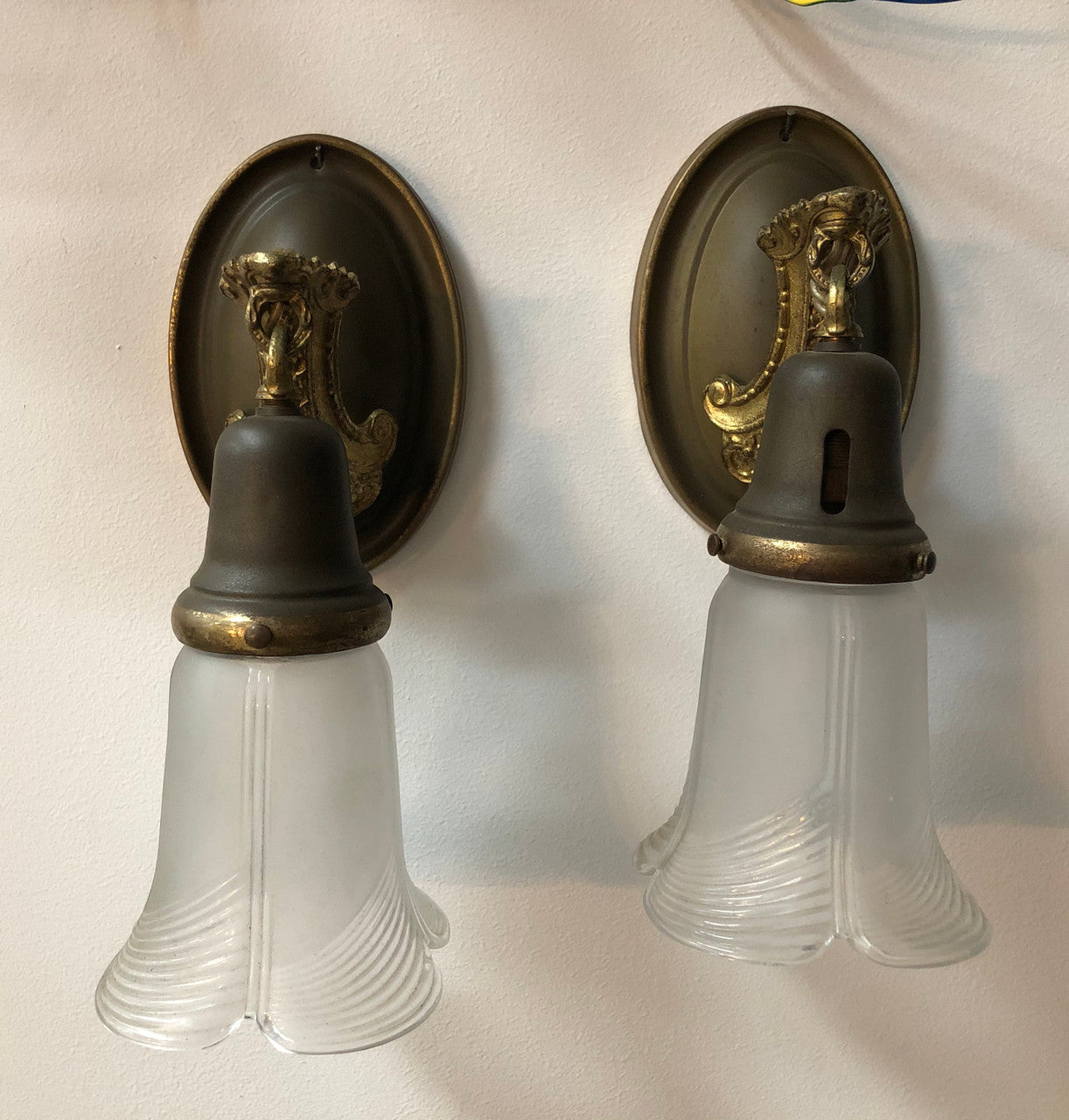 Beautiful French wall lamps