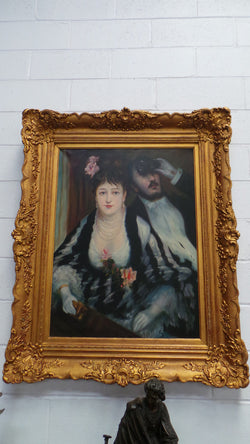 Beautifully Gilt Framed Antique Oil On Canvas By Van Damme | Antique & Vintage | Moonee Ponds Antiques | Australia Wide Delivery