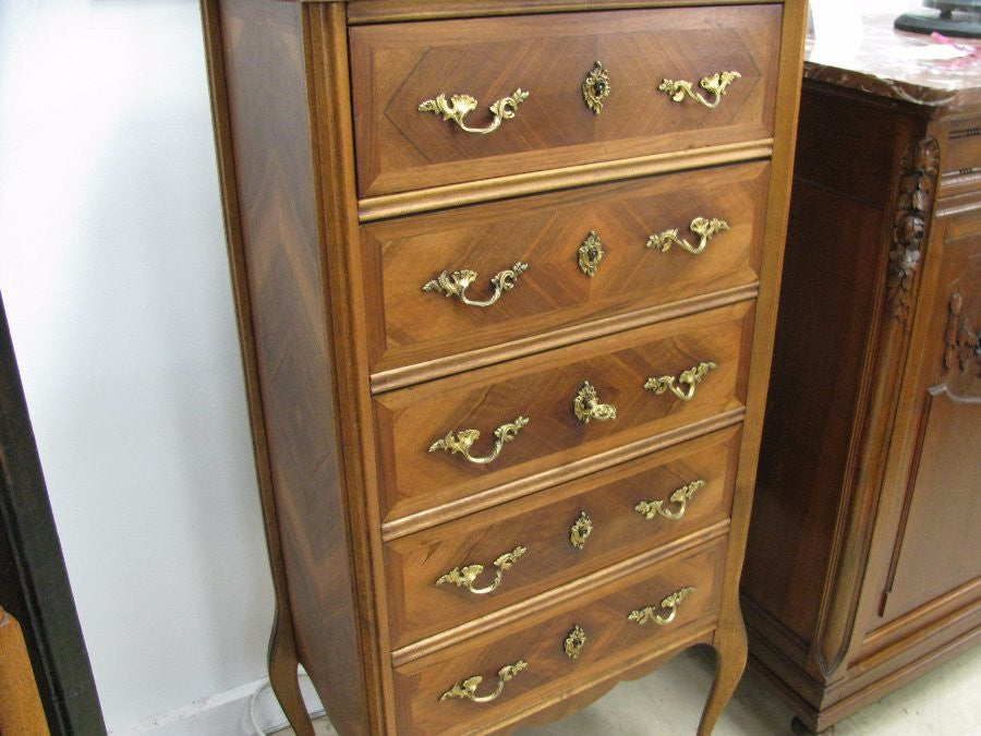 French Walnut Chest Of Drawers