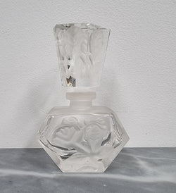 Vintage Etched Crystal Perfume Bottle | Antique & Vintage | Moonee Ponds Antiques | Australia Wide Delivery
