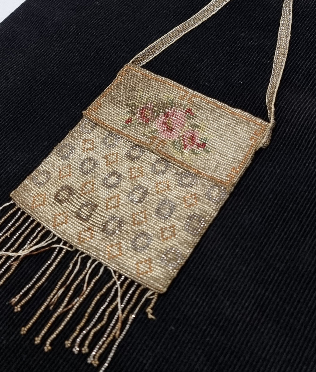 1920's Flapper Heavily Beaded Purse | Antique & Vintage | Moonee Ponds Antiques | Australia Wide Delivery