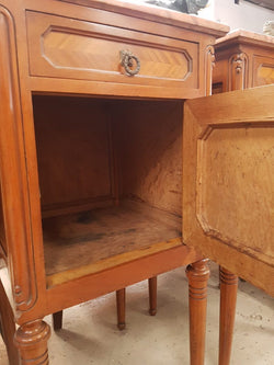 Pair Of French Inlaid Bedside Cabinets-2 | Antique & Vintage | Moonee Ponds Antiques | Australia Wide Delivery